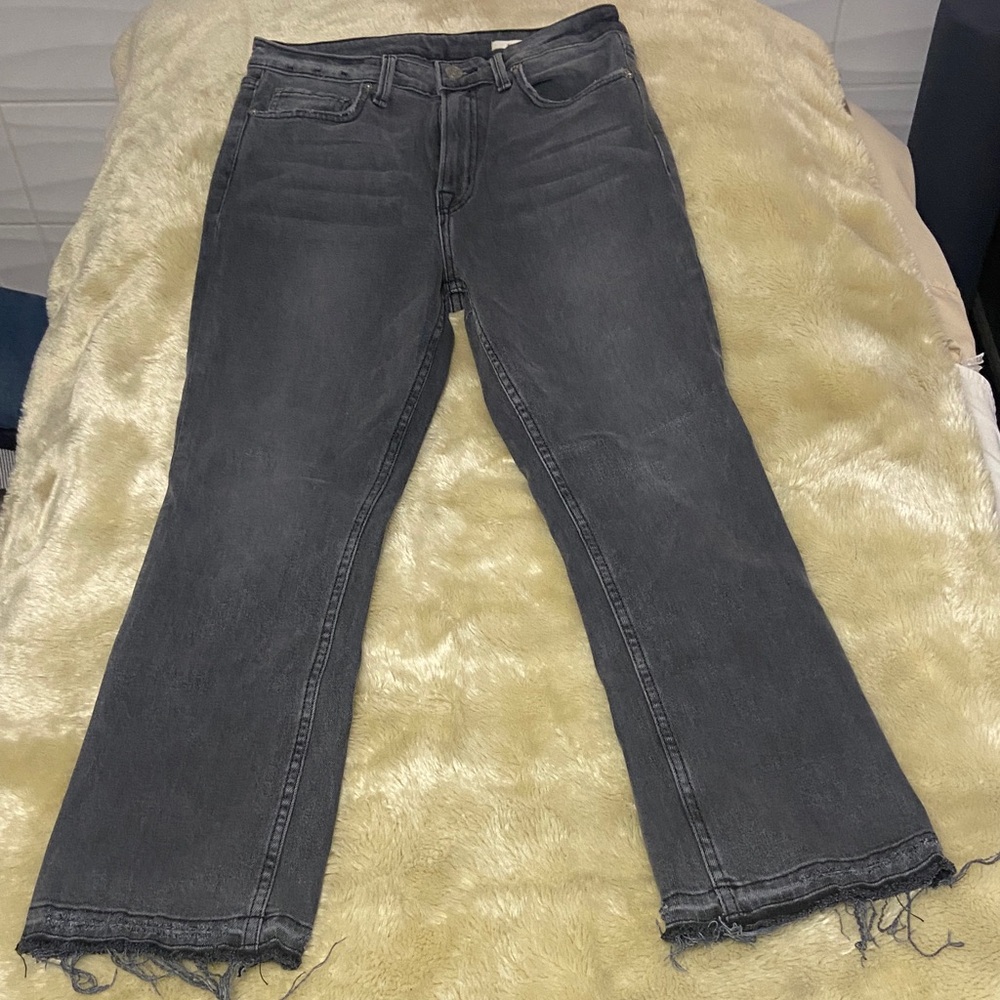 Charcoal Flare Jeans for Women